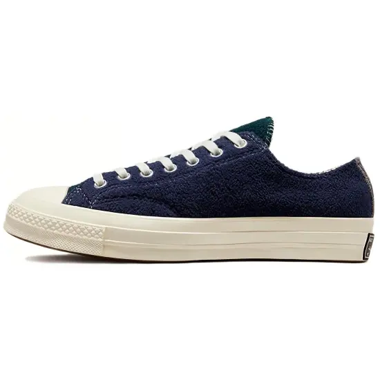 Converse Chuck Taylor All Star 70 Ox Renew Upcycled Fleece Black Blue Green