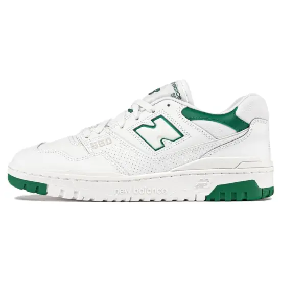 New Balance 550 White Classic Green