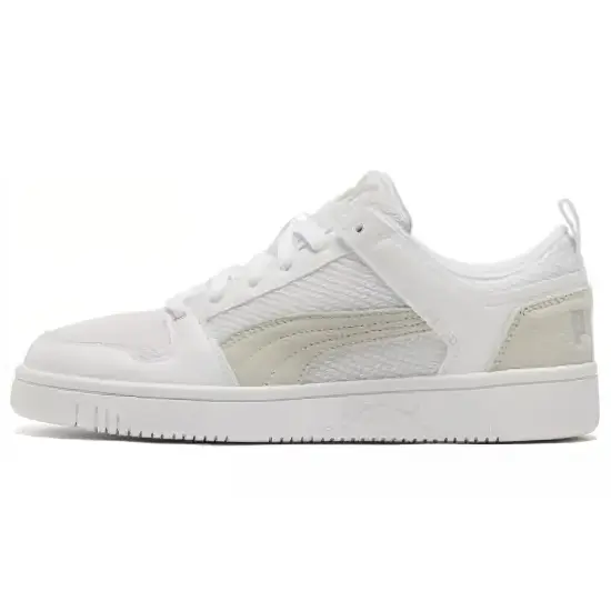 Puma Rebound Layup Skateboarding Shoes Unisex Low-top White/Gray