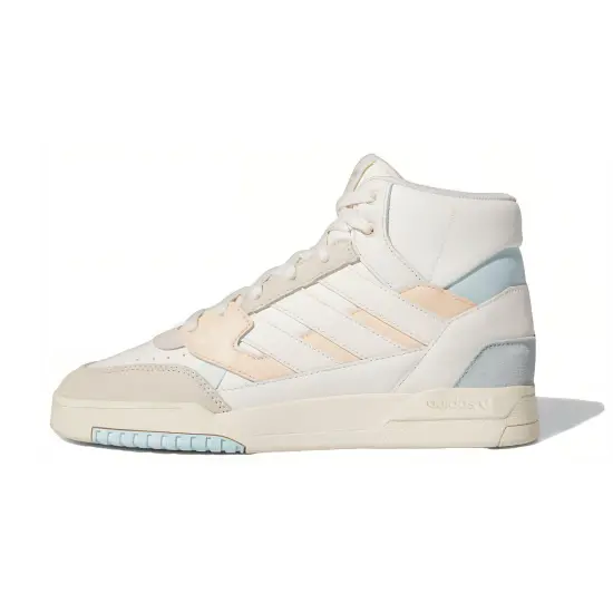 Adidas Originals Drop Step Skateboard Shoes Women's High-top White/Blue/Pink
