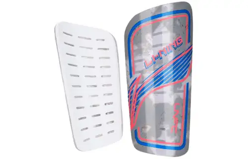 LiNing Professional protection, strong and durable, thickened EVA lining, shock absorption, buffering, comfortable fit, football shin guards PP, adult, one size fits all