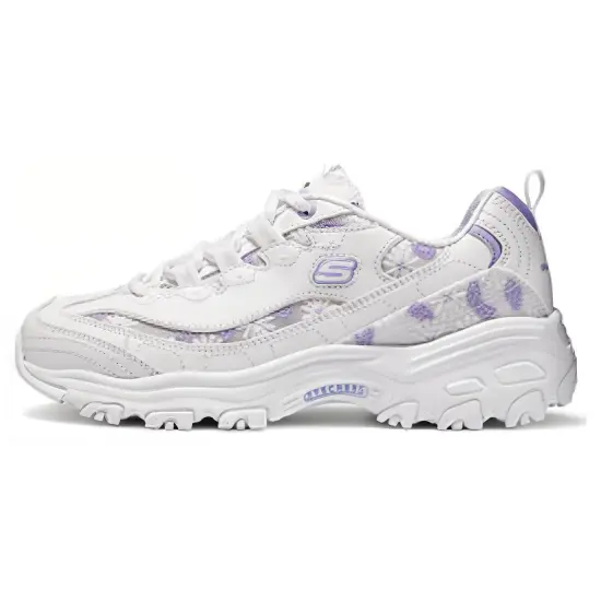 Skechers Women's Sport D'Lites 1.0 'White Lavender' Women's