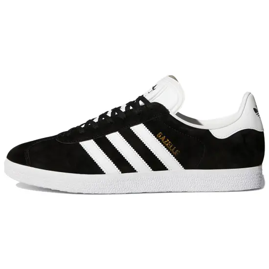 Adidas Gazelle Core Black Cloud White Gold