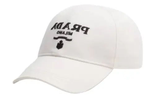PRADA Drill Cotton Baseball Cap
