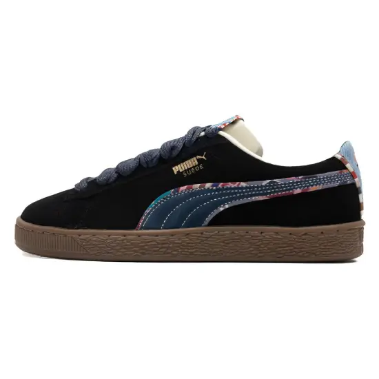 Puma Suede Skateboarding Shoes Unisex Low-top Black