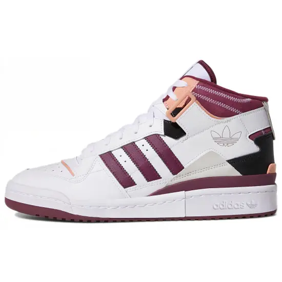 Adidas Originals Forum Exhibit High White Crimson Blush