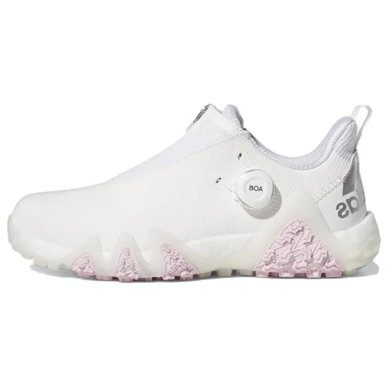 Adidas Codechaos 22 Spikeless Golf Cloud White Silver Metallic Clear Pink Women's