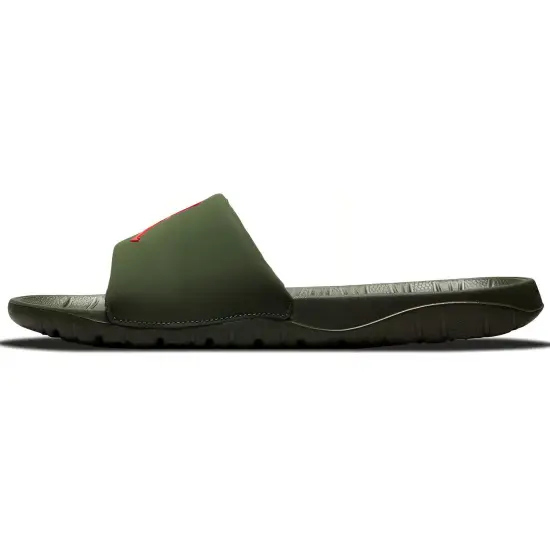 Jordan BREAK Flip-flops Men Army Green/Red