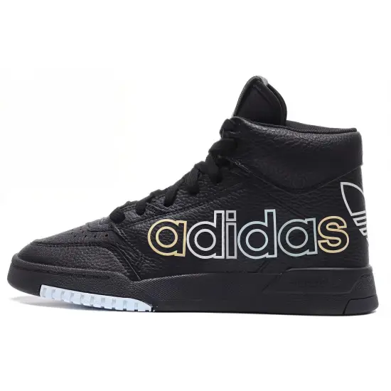 Adidas Originals Drop Step Skateboard Shoes Women's High-top Black/white