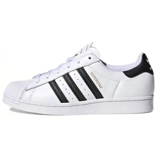 Adidas Originals Superstar Series Skateboard Shoes Women's Low-top White/Black