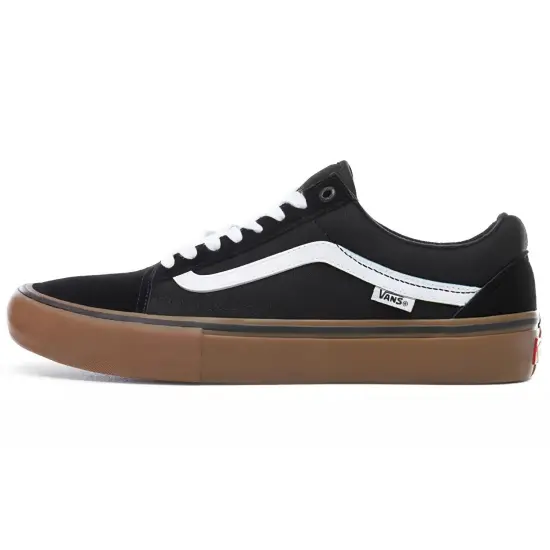 Vans Old Skool Pro Black White Gum