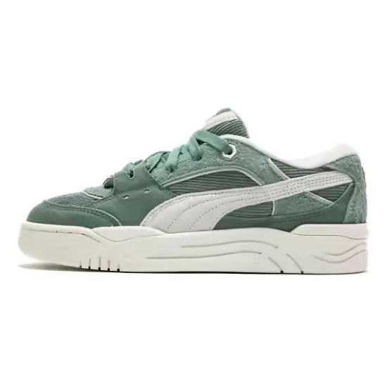 PUMA 180 Corduroy Skateboarding Shoes Unisex Low-top Green