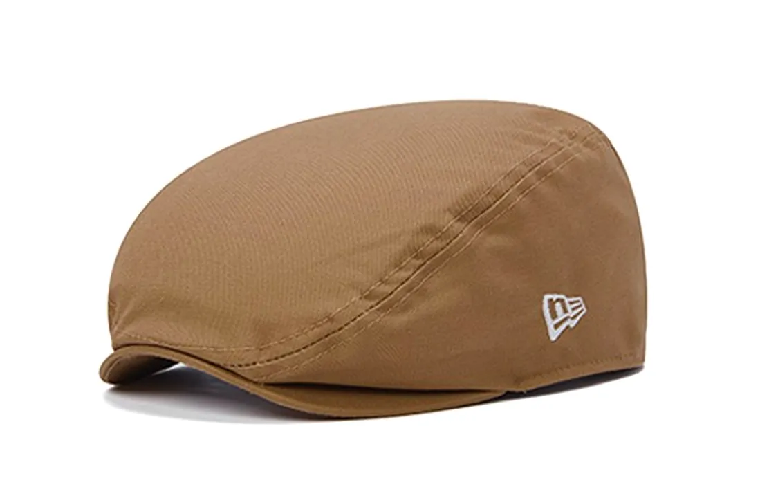 New Era Cotton Berets Unisex Brown