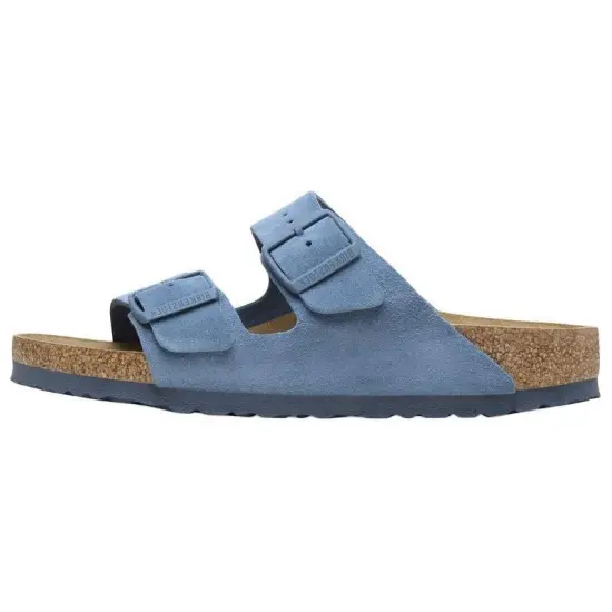 Birkenstock Arizona Soft Footbed Slide Slippers Unisex Blue