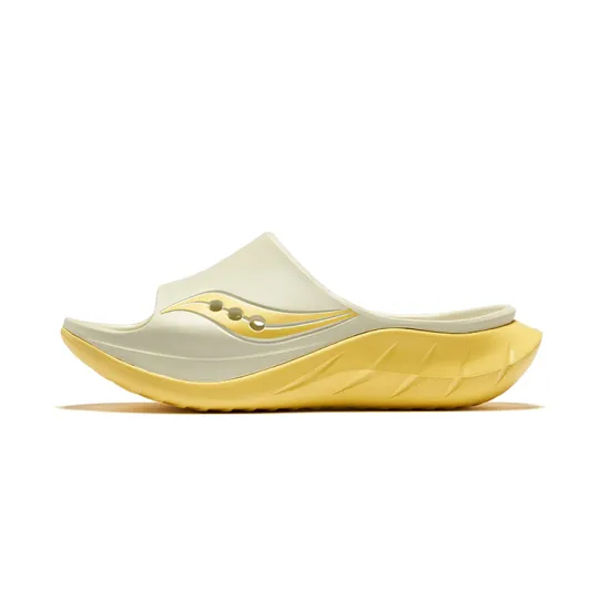 Saucony Cradle 2 Slide Slippers Unisex Beige Yellow
