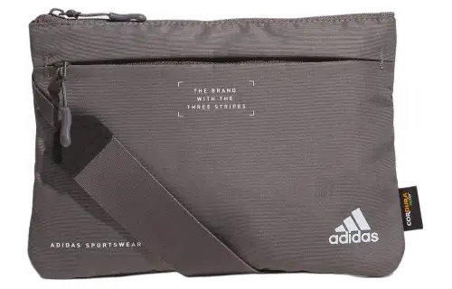 Adidas Nylon Crossbody Bag, Shoulder Bag Unisex Coffee
