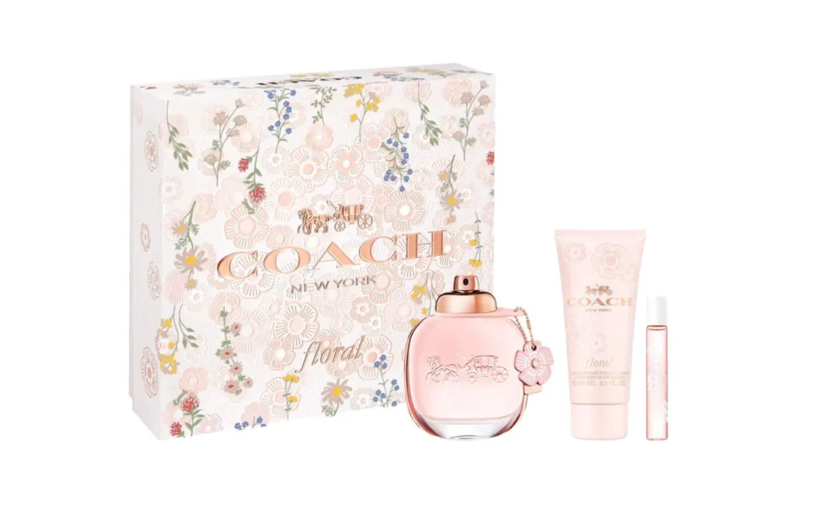 COACH Women's Floral Gift Perfume Sets Eau De Parfum 7.5ml+90ml+100ml