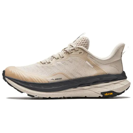 ANTA Running Shoes Women's Low-Top Light Smoke Gray/Mud Sand Gray/Light Muddy Gray