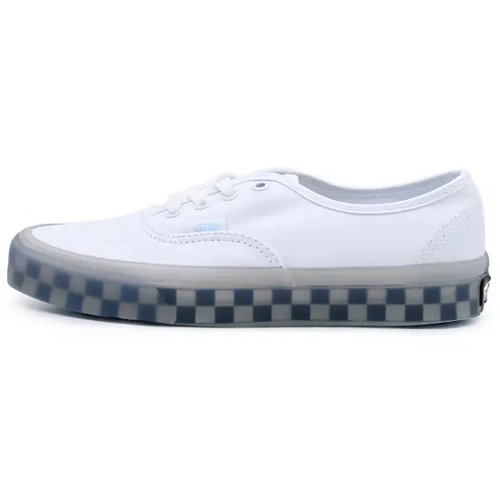 Vans Authentic Skateboarding Shoes Unisex Low-top White/Royal Blue