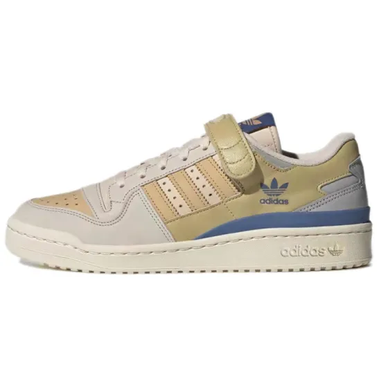 adidas originals FORUM Skateboarding Shoes Unisex Low-top Gold/flesh/white/beige/light Blue