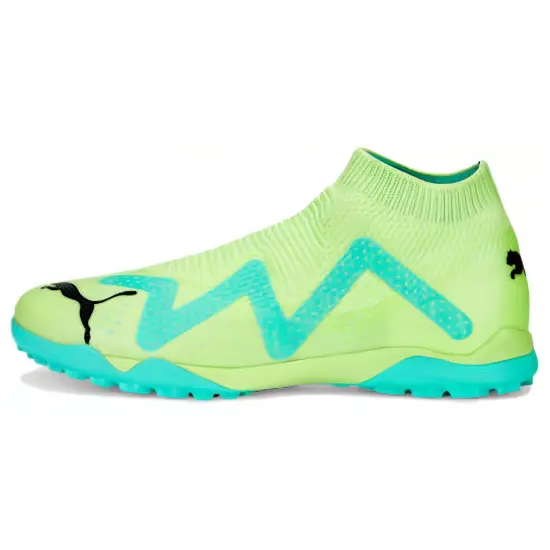 PUMA Future Match Football Shoes Men Mid-top Green/Blue