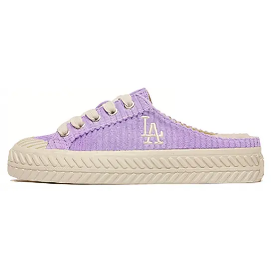 MLB Playball Mule Canvas Shoes Unisex Low-Top Purple