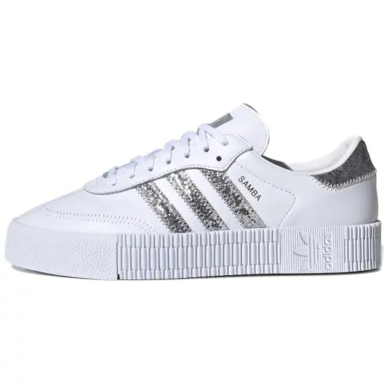 Adidas Sambarose White Silver Women's