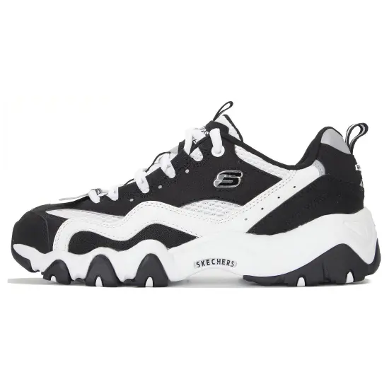 Skechers Sport D'Lites 2.0 Shoes 'Black White' Women's
