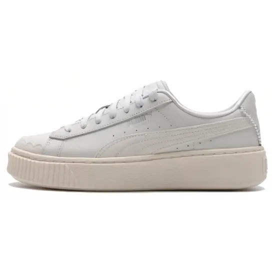 PUMA Platform Skateboarding Shoes Women's Low-top White