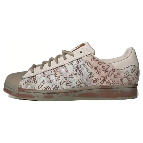Superstar Melting Sadness X Adidas Originals 'Allover Graphics   Clear Brown'