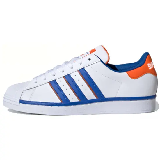 Adidas Originals Superstar Series Skateboard Shoes Unisex Low-top White/Cosmic Clay/Dusty Cactus