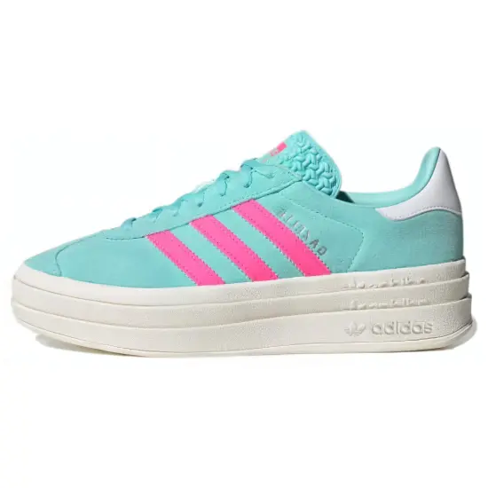 Adidas Gazelle Bold Flash Aqua Lucid Pink Women's