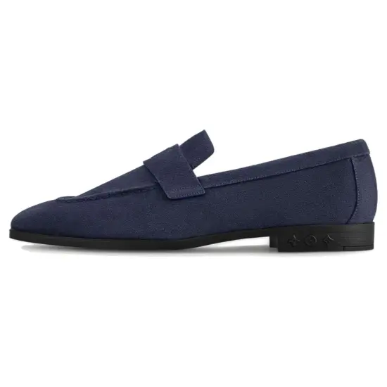 LOUIS VUITTON Glove Loafers Men's Marine Blue