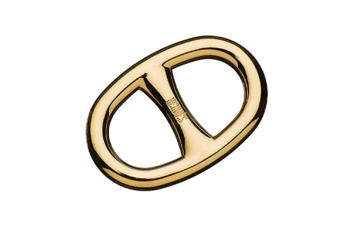 HERMES Chaine D'Ancre Brass Accessories Women's