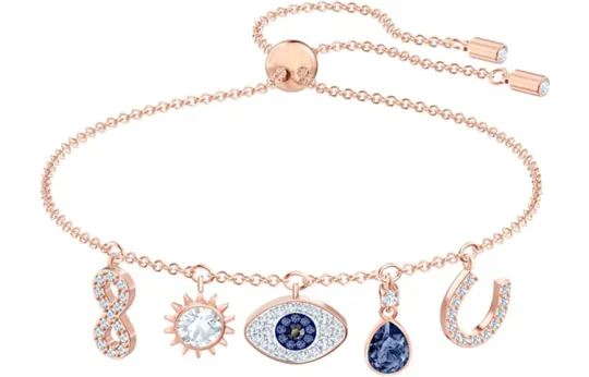 Swarovski Symbolica Rose Gold plated Bracelets Women's Blue