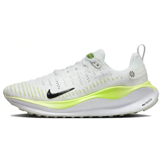 Nike React Infinity Run Flyknit 4 Running Shoes Men Low-top White/Green