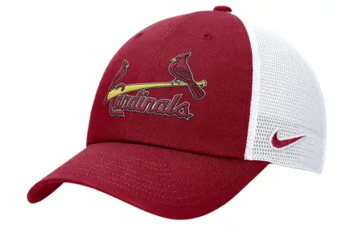 Nike 100% Cotton Baseball Caps Men's Red