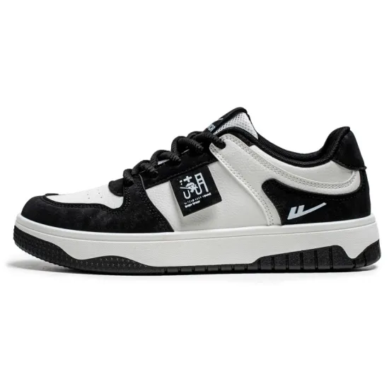 WARRIOR Skateboard Shoes Men Low Top White