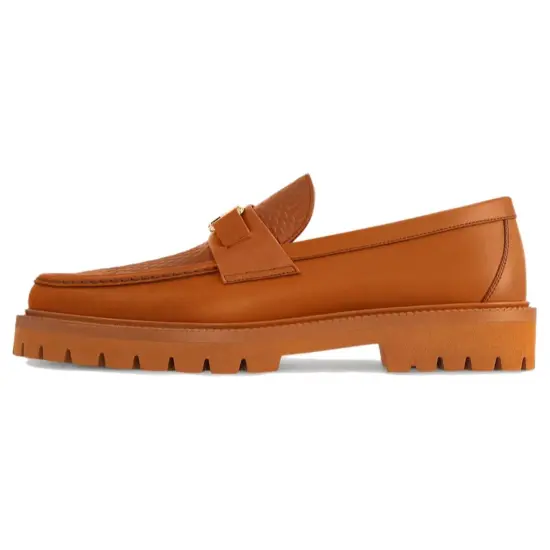 LOUIS VUITTON Major Loafers Men Brown