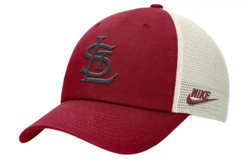 Nike 100% Cotton Baseball Caps Men's Red