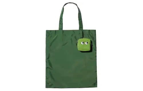 UNIQLO ANYA HINDMARCH Collaboration Recycled Polyester One Shoulder Handbag Regular Unisex Turquoise
