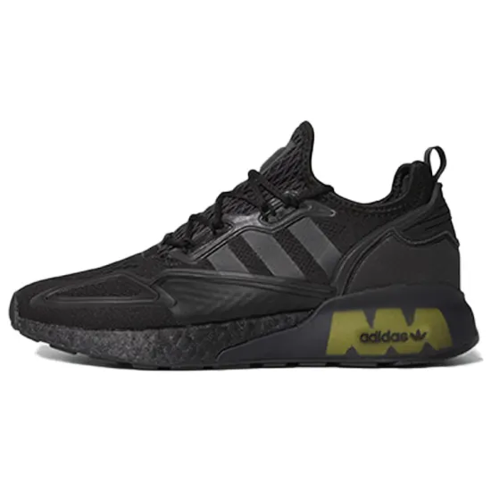 Adidas ZX 2K Boost Core Black Solar Yellow