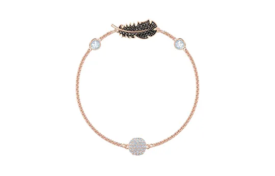 Swarovski Faux Crystal Bracelets Women's Rose Gold