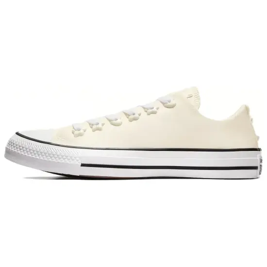 Converse All Star Anti-Slip Wear-Resistant Low-Top Canvas Shoes Women's Yellow White