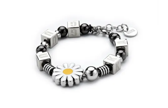 Guuka Stainless Steel Alloy Bracelets Unisex Silver