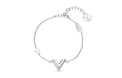 Louis Vuitton 2023 Plated Essential V Supple Bracelet costume bracelet
