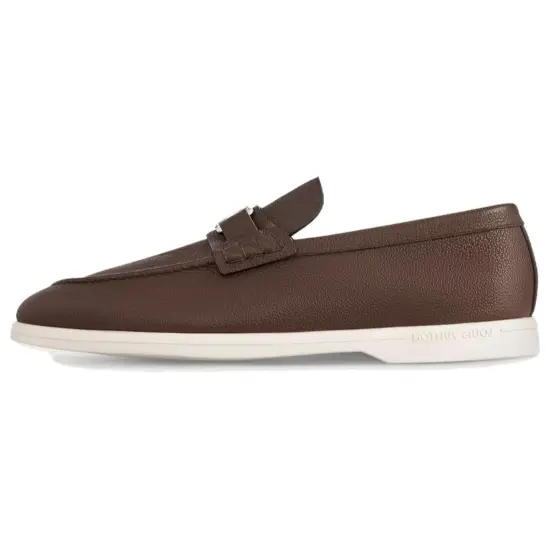 LOUIS VUITTON Estate Loafers Men Brown