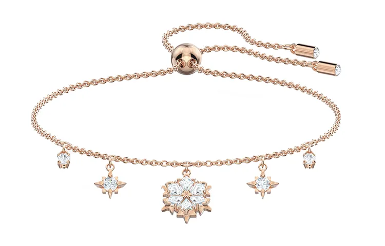 Swarovski Crystal Bracelets Women's Rose Gold tone Plated