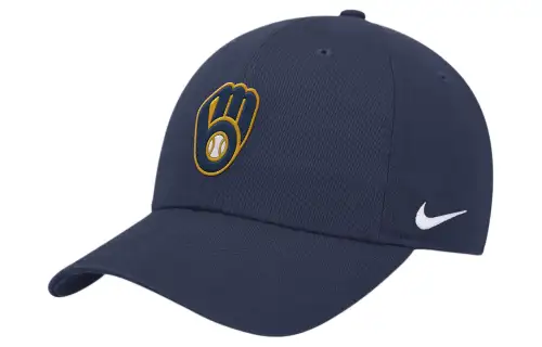 Nike 100% Cotton Baseball Caps Men's Blue