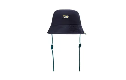 FILA Elastane, Polyester Bucket Hats Kids' White/Blue